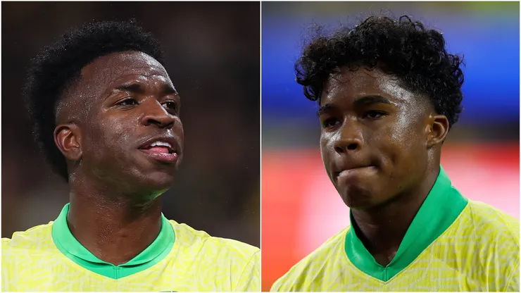 Brazil stars Vinicius Junior and Endrick.
