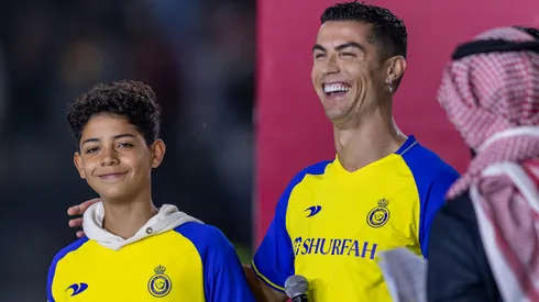 Cristiano Ronaldo and his son Cristiano Ronaldo Jr.