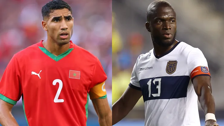 Morocco and Ecuador play an international friendly