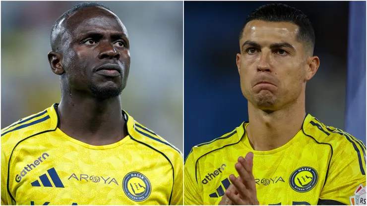 Sadio Mane (left) and Cristiano Ronaldo (right)