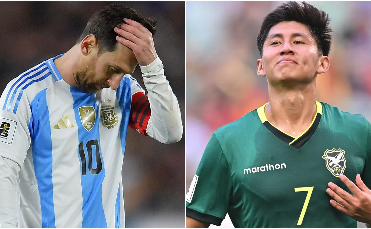 تفوق النجم البوليفي ليونيل ميسي على النجم البوليفي ميغيل تيرسيروس في تصفيات كأس العالم 2026. تفوق النجم البوليفي ليونيل ميسي على النجم البوليفي ميغيل تيرسيروس في تصفيات كأس العالم 2026.