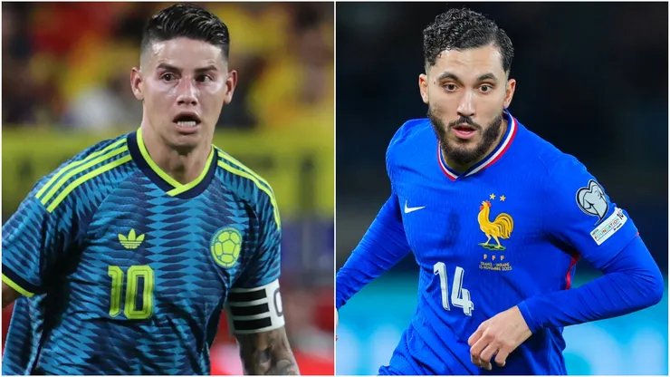 James Rodríguez of Colombia and Rayan Cherki of France.
