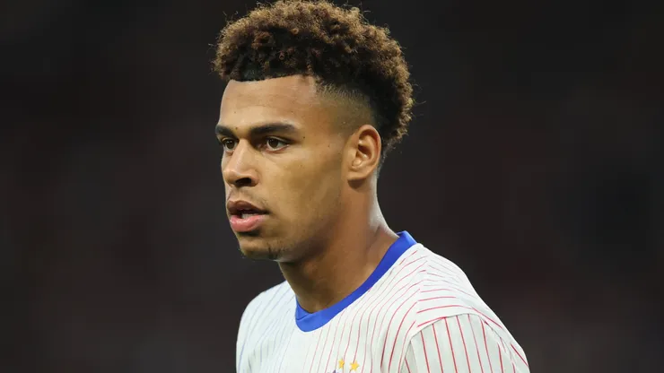 Desire Doue of France reacts