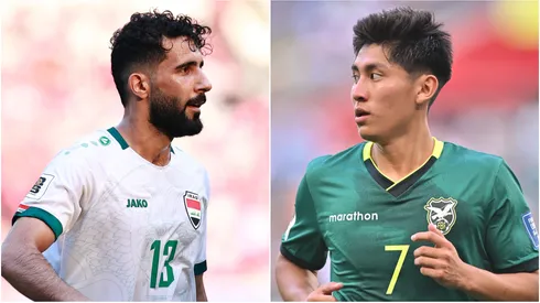 Bashar Resan Bonyan of Iraq and Miguel Terceros of Bolivia.