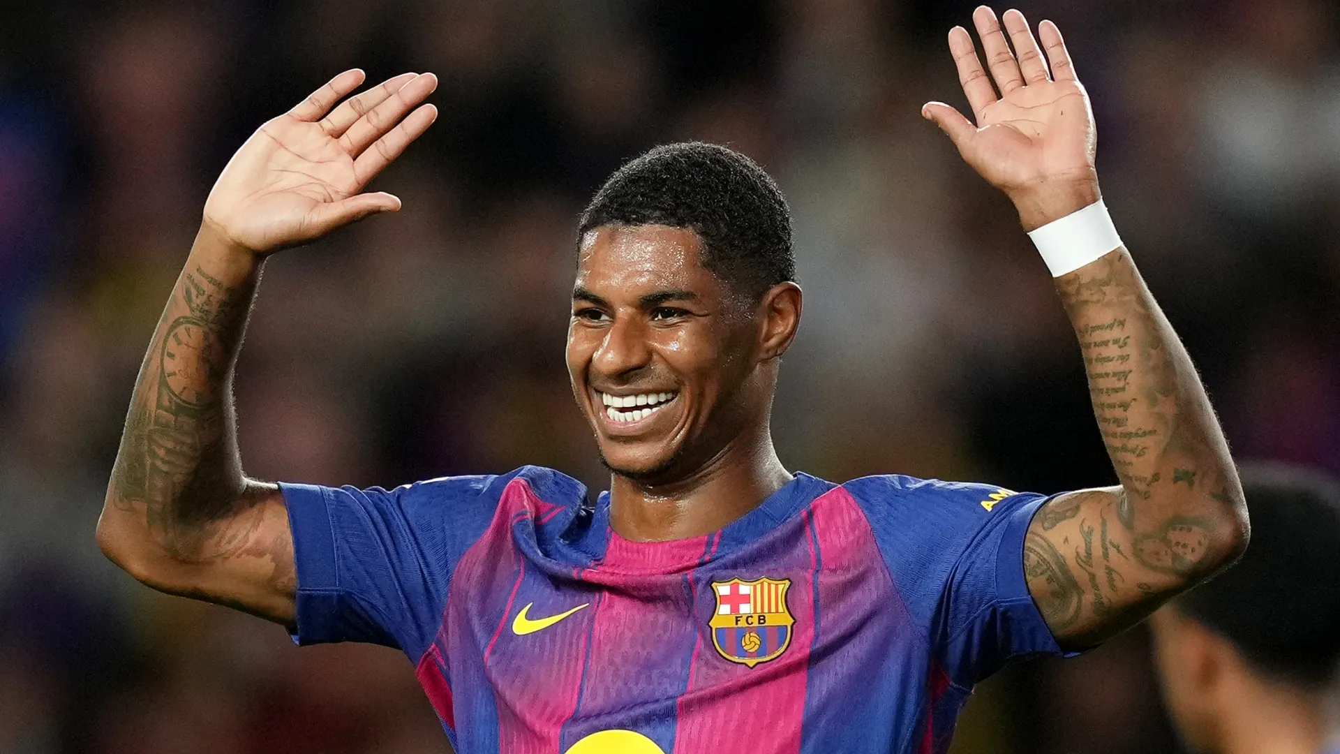 Barcelona star Marcus Rashford
