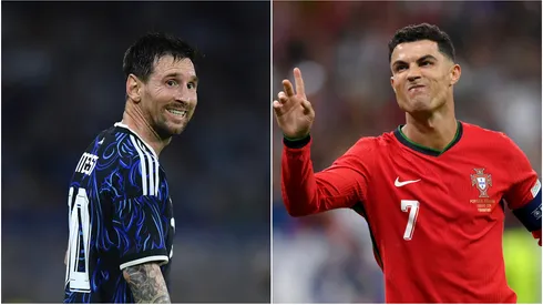 Argentina's Lionel Messi and Portugal's Cristiano Ronaldo.
