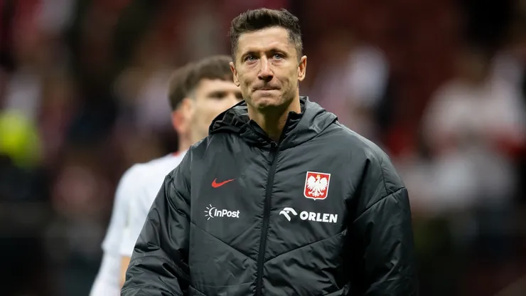 Poland striker Robert Lewandowski.