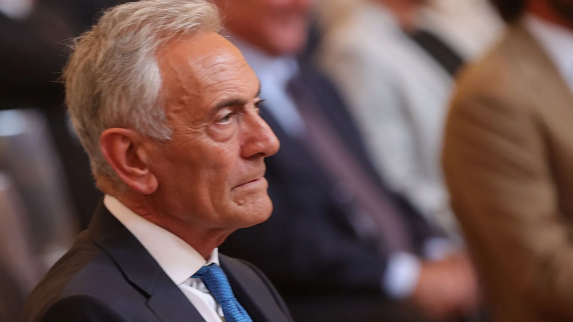 Gavrina presides the FIGC (Gabriele Maltinti/Getty Images)