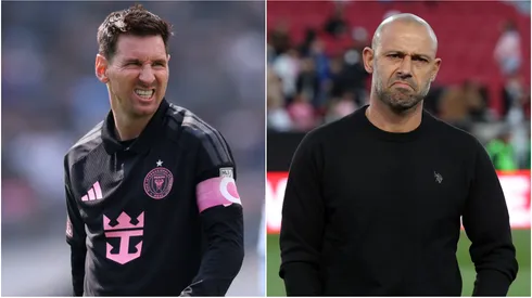 Lionel Messi and Javier Mascherano of Inter Miami.