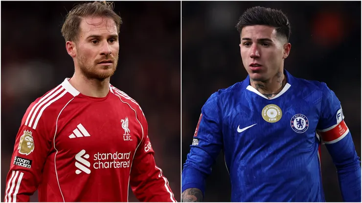 Liverpool's Alexis Mac Allister and Chelsea's Enzo Fernandez.