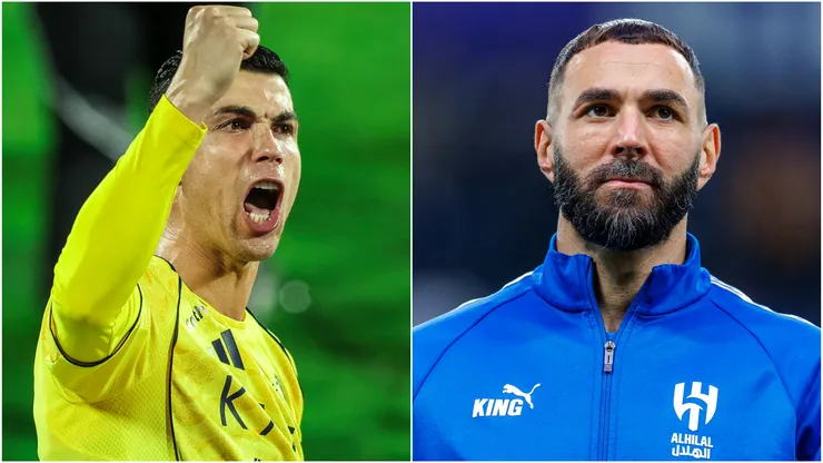 Cristiano Ronaldo (left) and Karim Benzema (right)