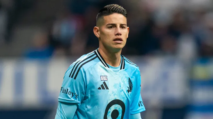 James Rodriguez #10 of the Minnesota United.