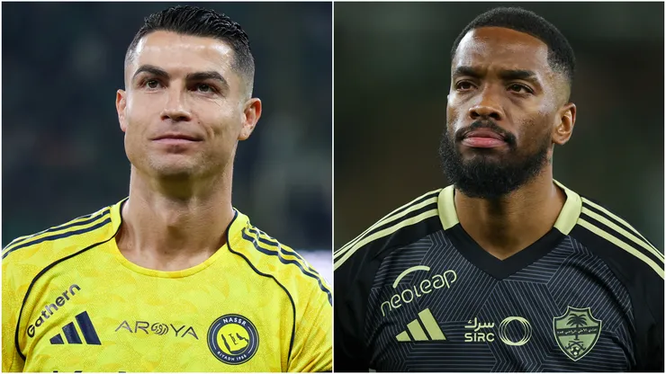 Cristiano Ronaldo (left) and Ivan Toney (right)