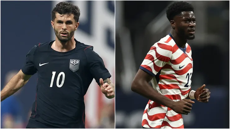 Christian Pulisic (left) and Patrick Agyemang (right)