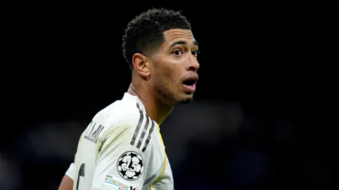 Jude Bellingham playing for Real Madrid.