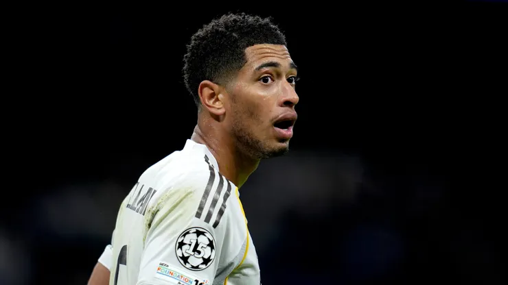 Jude Bellingham playing for Real Madrid.