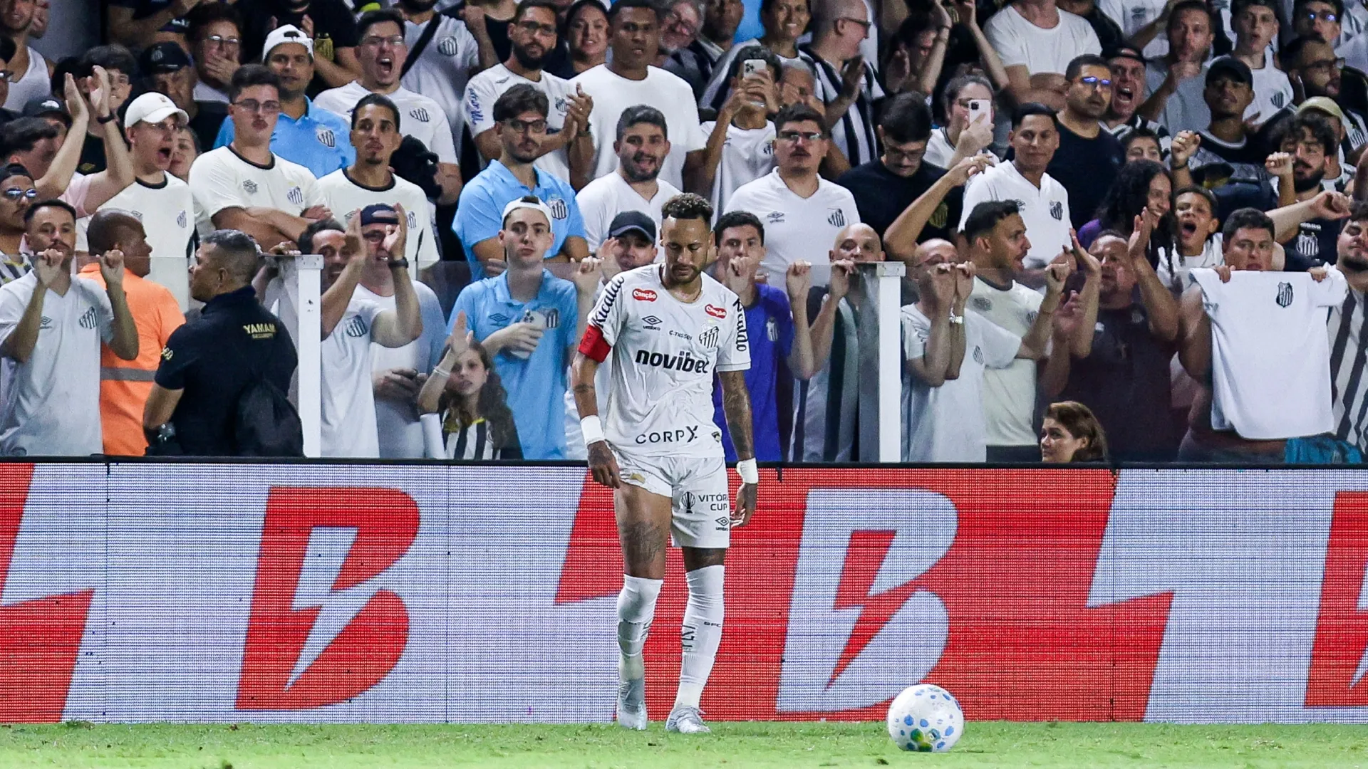 Neymar Junior of Santos.