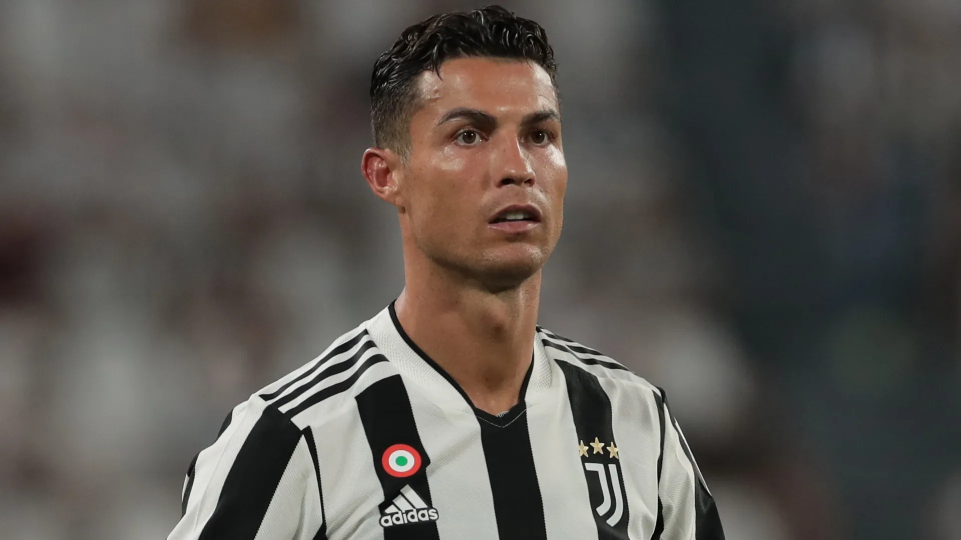 Juventus star Cristiano Ronaldo during a preseason game