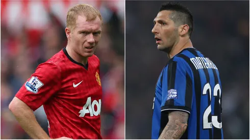 Manchester United icon Paul Scholes and Italy legend Marco Materazzi.