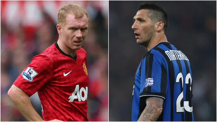 Manchester United icon Paul Scholes and Italy legend Marco Materazzi.