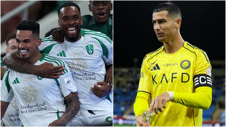 Galeno, Ivan Toney (left) and Cristiano Ronaldo (right)