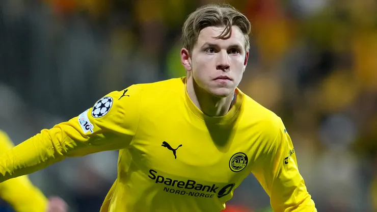 Jens Petter Hauge of Bodo/Glim.