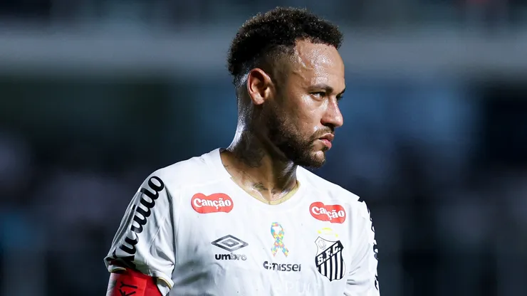 Neymar Junior of Santos.