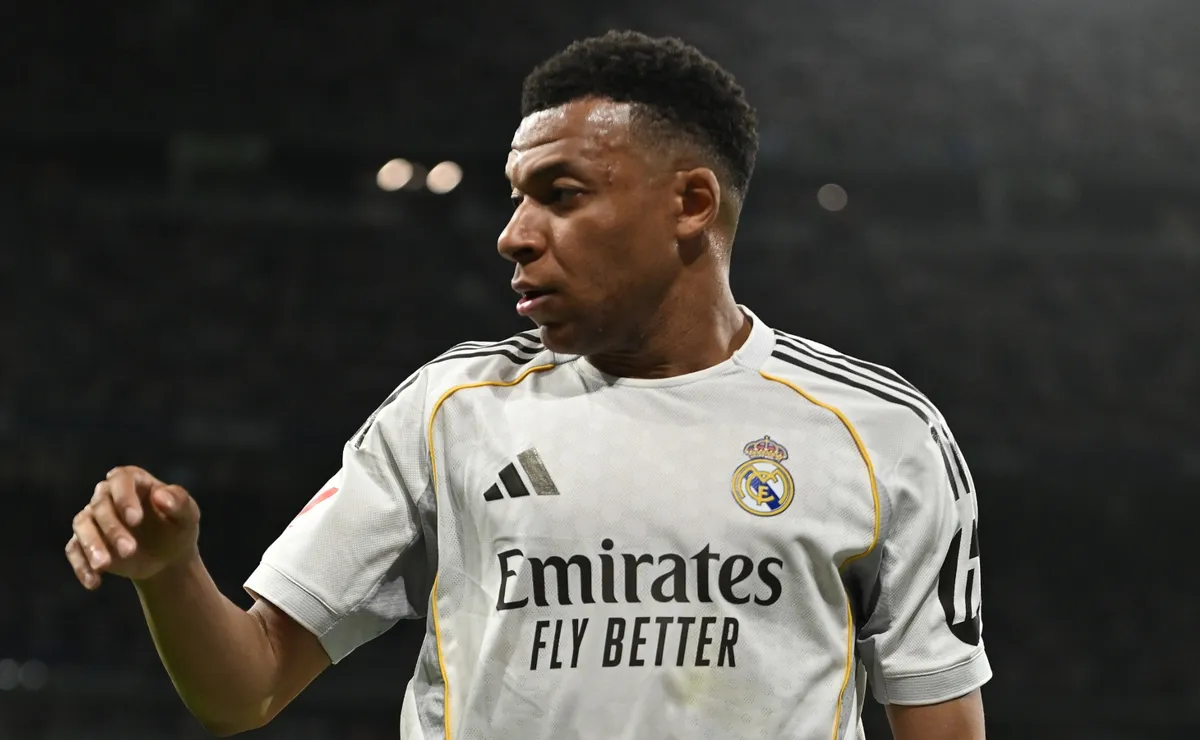 Kylian Mbappe returns to Real Madrid training after forehead stitches ahead of Bayern clash