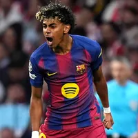 Video: Lamine Yamal scores early goal for Barcelona vs Atletico Madrid in Champions League quarterfinal second leg