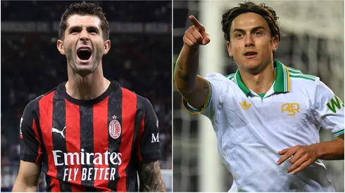 Christian Pulisic (left) and Paulo Dybala (right)