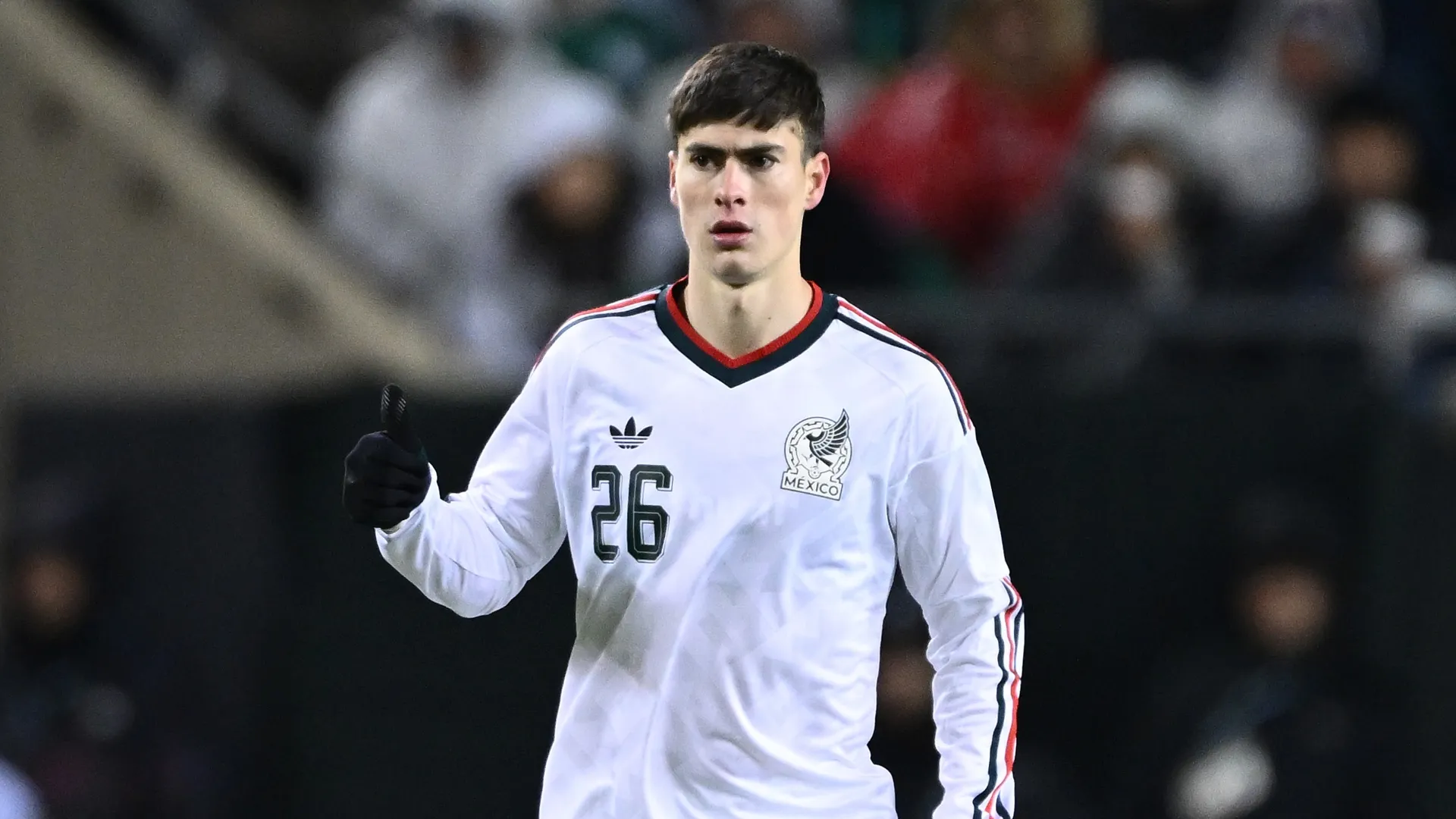 Armando Gonzalez playing for Mexico.