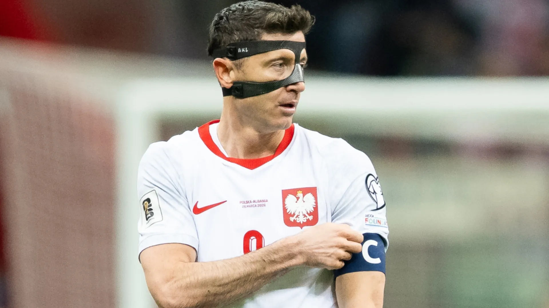 Poland striker Robert Lewandowski