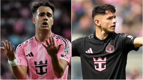 Inter Miami players Sergio Reguilon and David Ayala.