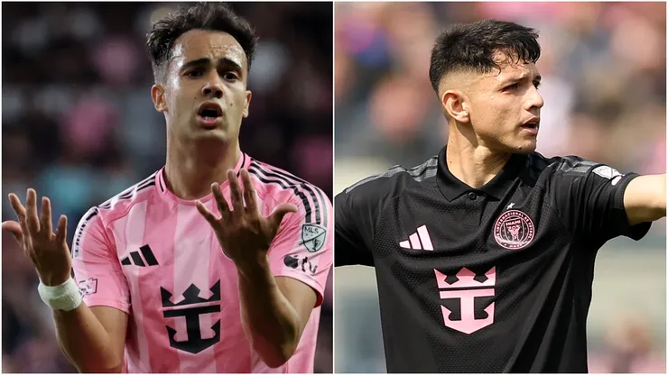 Inter Miami players Sergio Reguilon and David Ayala.