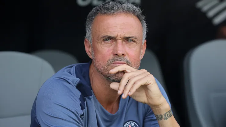 PSG coach Luis Enrique.