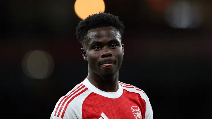 Arsenal winger Bukayo Saka.