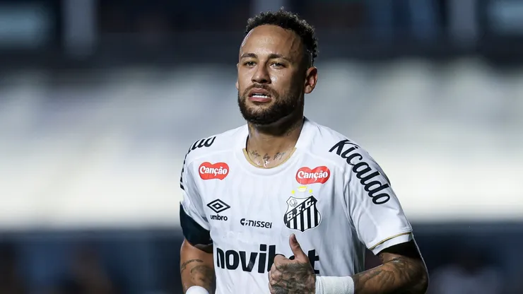 Neymar Junior of Santos.