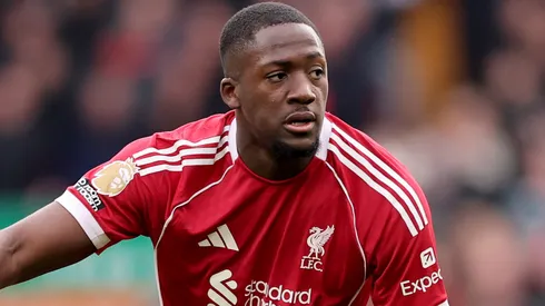 Ibrahima Konate of Liverpool during the Premier League match.