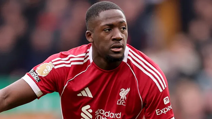 Ibrahima Konate of Liverpool during the Premier League match.