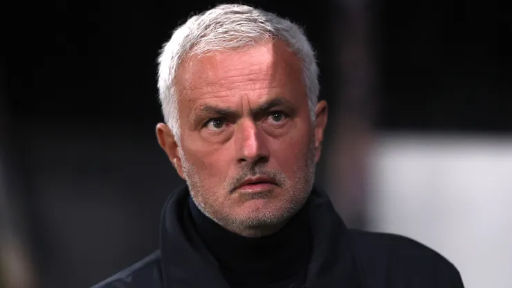 Jose Mourinho, Head Coach of Benfica, looks on prior to the UEFA Champions League.