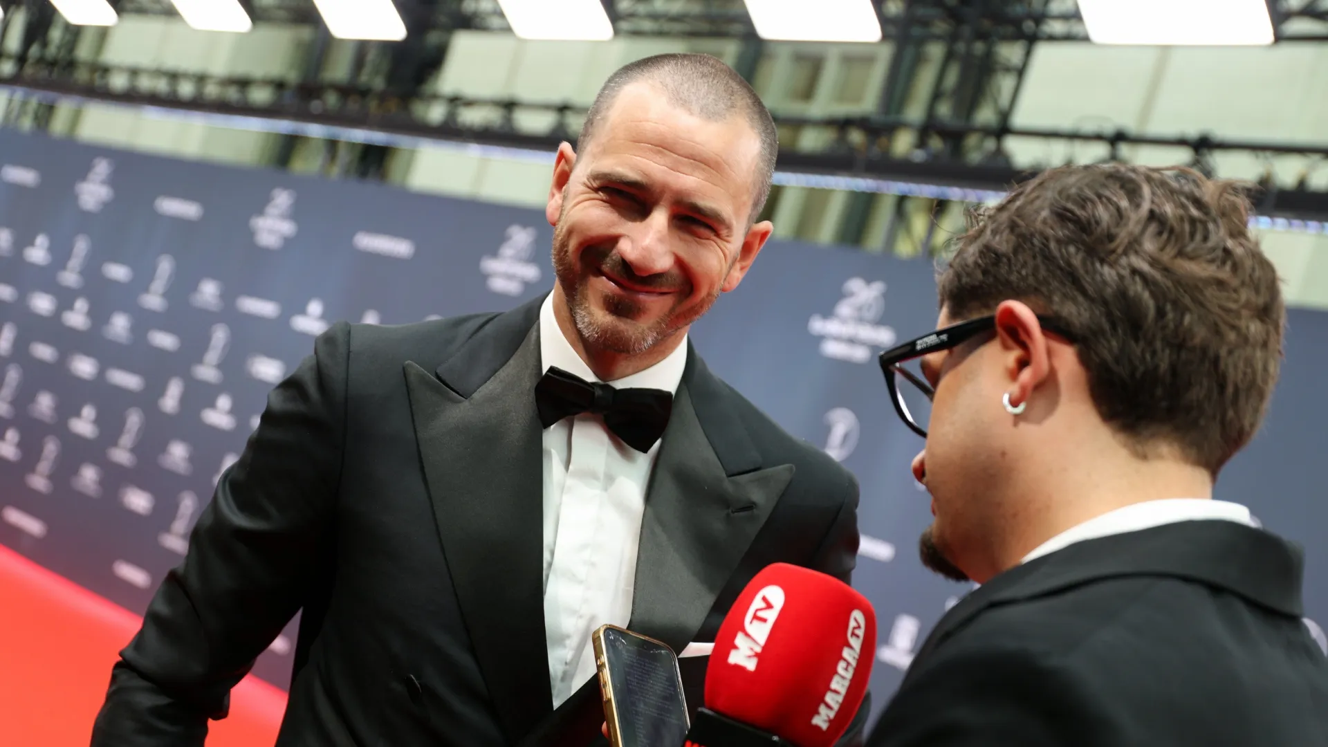 Leonardo Bonucci attends the Laureus World Sports Awards.