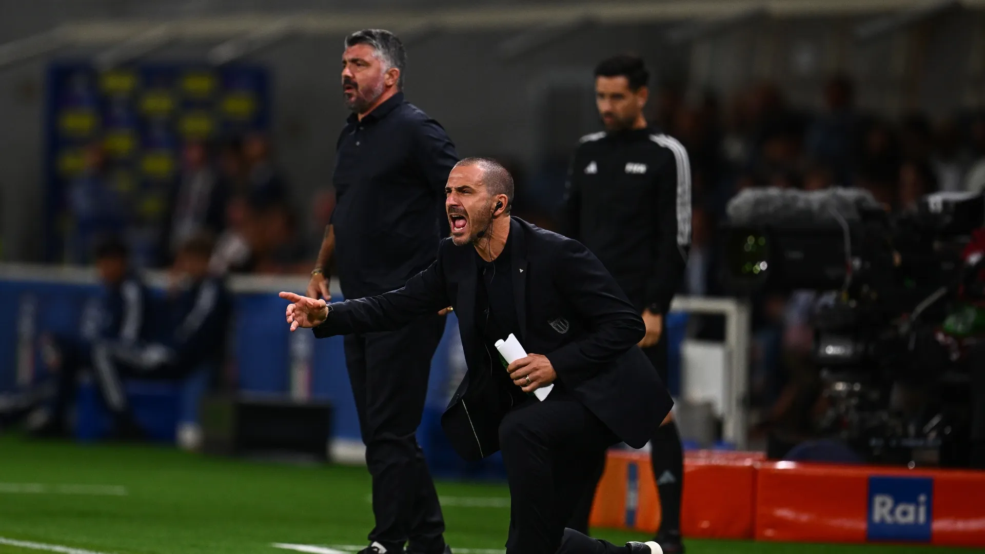 Leonardo Bonucci of Italy during the FIFA World Cup 2026 qualifier match  against Estonia.