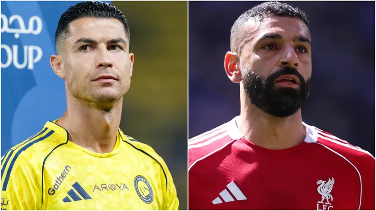 Cristiano Ronaldo of Al-Nassr and Mohamed Salah of Liverpool.