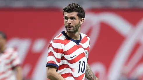 Christian Pulisic playing for the USMNT.