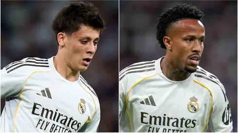Real Madrid stars Arda Guler and Eder Militao.