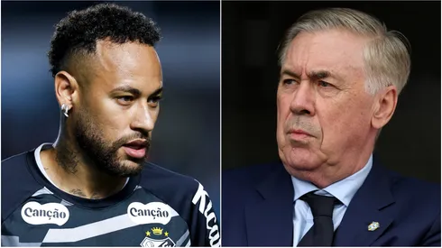 Carlo Ancelotti and Neymar Junior.