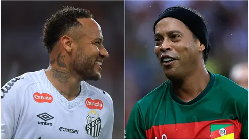 Neymar and Ronaldinho.