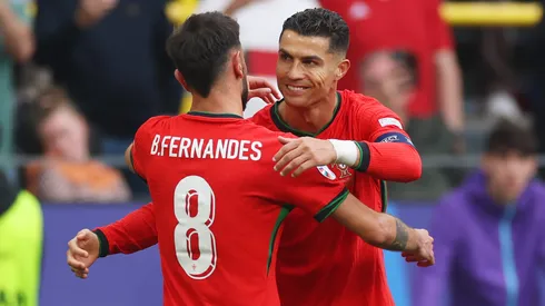 Portugal stars Cristiano Ronaldo and Bruno Fernandes.