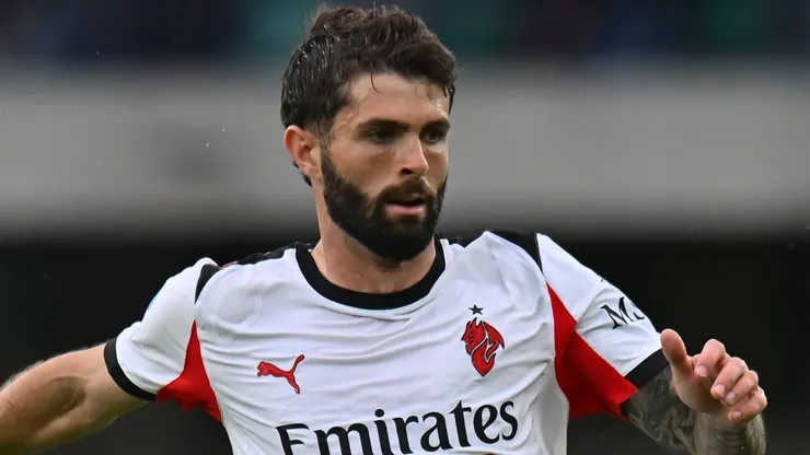Christian Pulisic of AC Milan during the Serie A match.