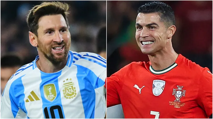 Lionel Messi of Argentina and Cristiano Ronaldo of Portugal.
